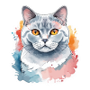 Aquarelle British Shorthair