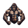 Gorilla Gym Muscles Beast