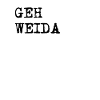 GEH WEIDA