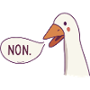 The Goose Who Says No