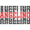 Angelino t-shirt stacked text gift t-shirt
