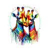 Giraffenliebe - Farbenvielfalt