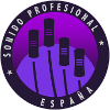 Logo with gradient background.