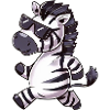Zebra Runner Marathon Jogging Athletic