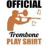 Offizielles Posaune Spielshirt Musikfan