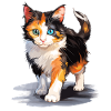 Calico Cat Lucky Cat