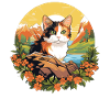 Calico Cat Lucky Cat