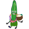 cucumber, hawaii,vacation,coconut,aloha