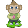 Affe Tasse Kaffee