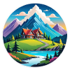 Mountain Nature Hiking Climbing Lake