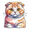 Scottish Fold Scottish Fold-Eared Cat