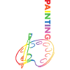 Peintre Us Drapeau Peinture