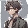 Anime cute boy