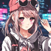 Niedliches Mädchen Anime