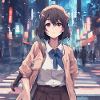 Süßer Mädchen-Anime