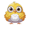 Kids Cute Chick Easter Bird