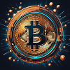 Bitcoin comic logo