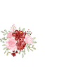 Roter Blumenbuchstabe G