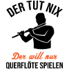 Harmless flute player joke