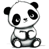 T-shirt Panda