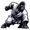 gorille judoka