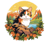 Calico Cat Lucky Cat