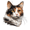Calico Cat Lucky Cat