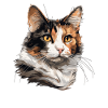 Calico Cat Lucky Cat