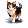 Calico Cat Glückskatze