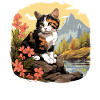 Calico Cat Lucky Cat