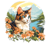 Calico Cat Lucky Cat