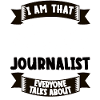 Journalist Lustiger Spruch Geschenkidee