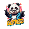 ALFRED - Bel nome da ragazzo con panda cool