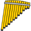 Pan flute bamboo