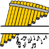 Panflute Bamboo Name Banner
