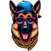 German Shepherd The Rapper