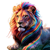 lion majestieux
