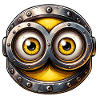 Steampunk cyberpunk  Yellow Eyes Design