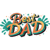 Best Dad Typography