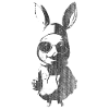 Witziger Hase Lustig