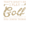 T-shirt "golfing Wisdom & Humor"
