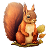 Squirrel Cute