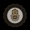 Elegant hamsa hand