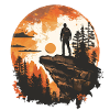 Mountain hiking, mountaineering
