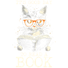 Cat Books Reading Funny Gift