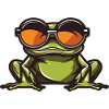Frog Funny Cool
