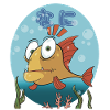 Confused Cartoon Fish (nani)