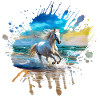Pferd am Strand