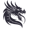 Logo dragon chinois
