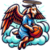 Cool Basketball Goat Team Player